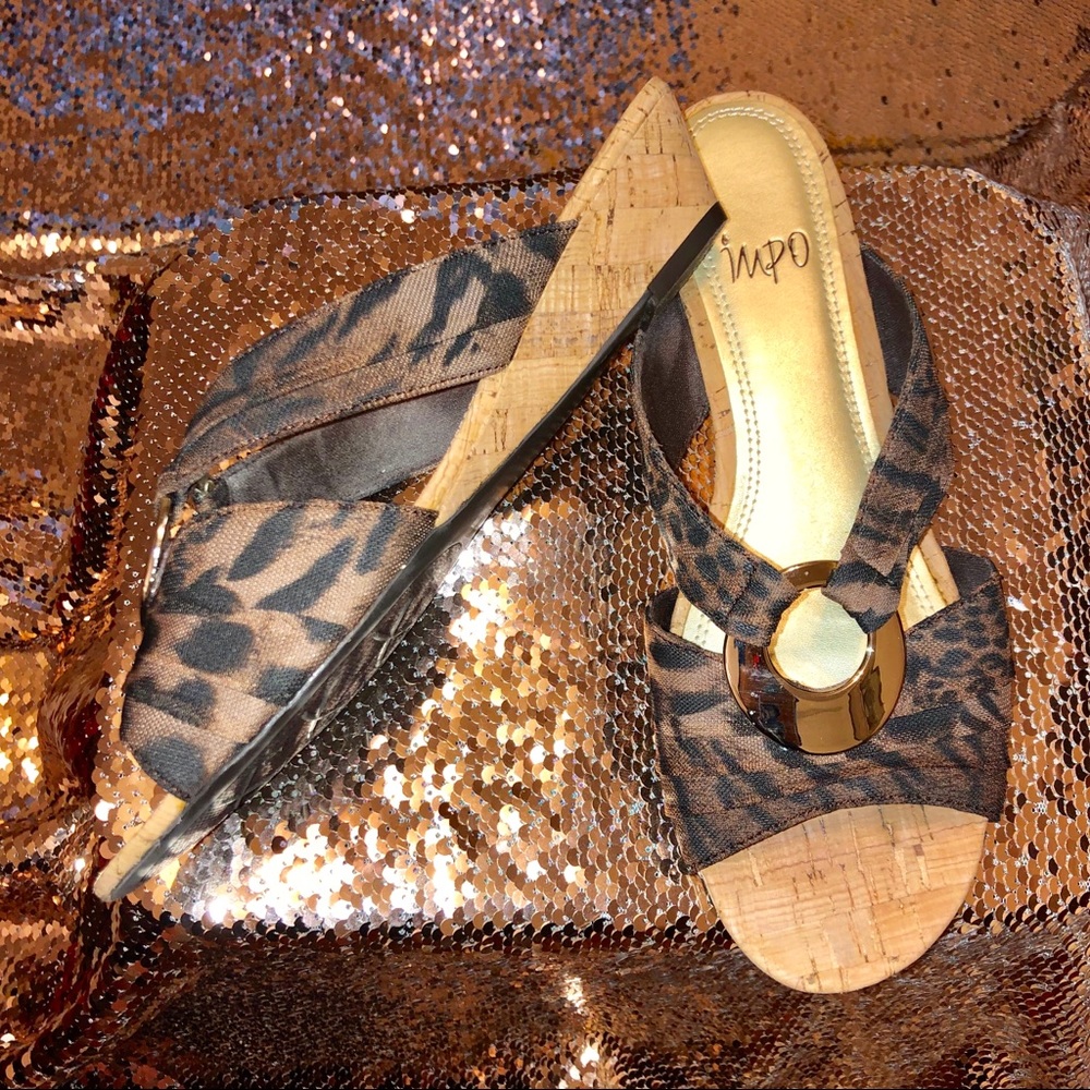 🐆IMPO RENITA TIGER/CHEETAH ANIMAL PRINT MULE🐅